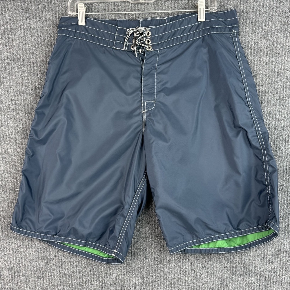 Birdwell Beach Britches Board Shorts Mens 32 Blue California Republic Swim Trunk